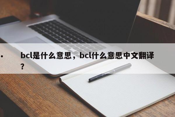 bcl是什么意思,bcl什么意思中文翻译?